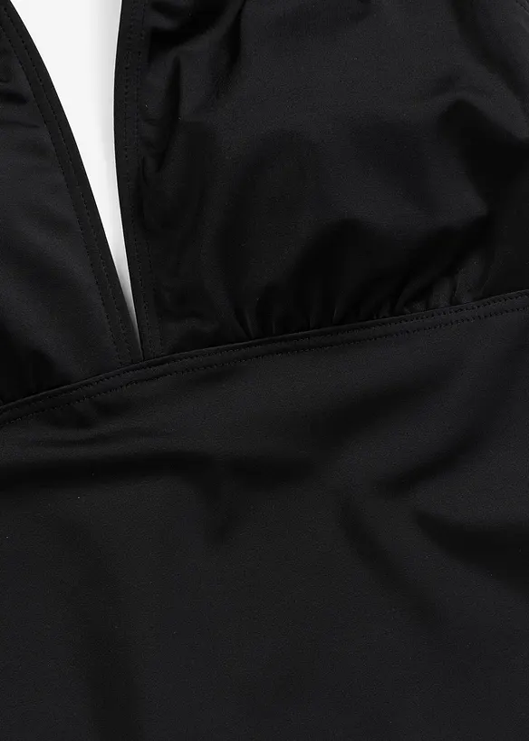 Neckholder-Badeanzug mit tiefem V-Ausschnitt, bonprix