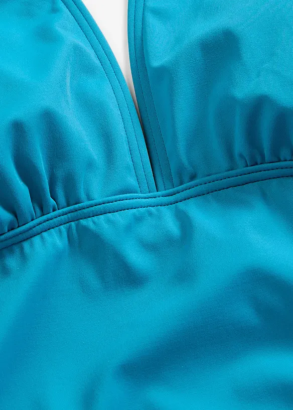 Neckholder-Badeanzug mit tiefem V-Ausschnitt, bonprix