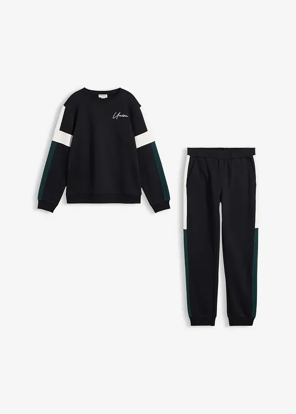 Jogginganzug aus reiner Bio Baumwolle, bonprix