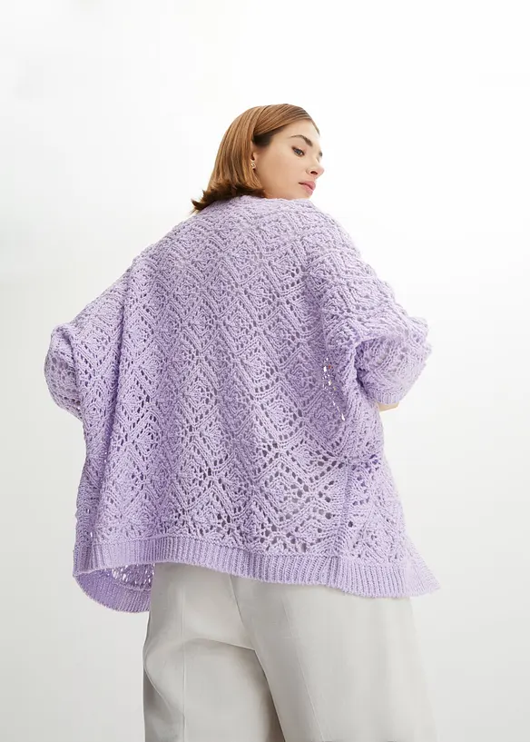 Ajour-Strickjacke, bonprix