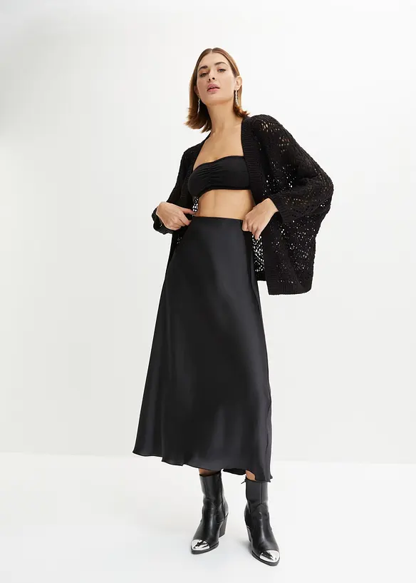 Ajour-Strickjacke, bonprix