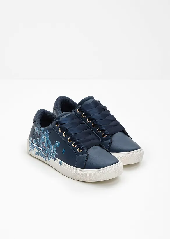 Sneaker mit floralem Druck, bonprix