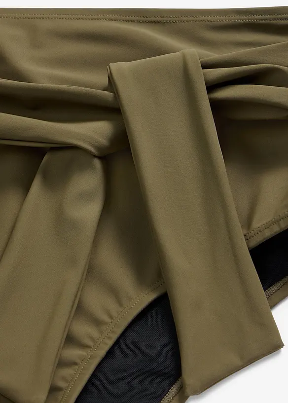 Bas de maillot sculptant taille haute avec lien &agrave; nouer, maintien fort, bonprix