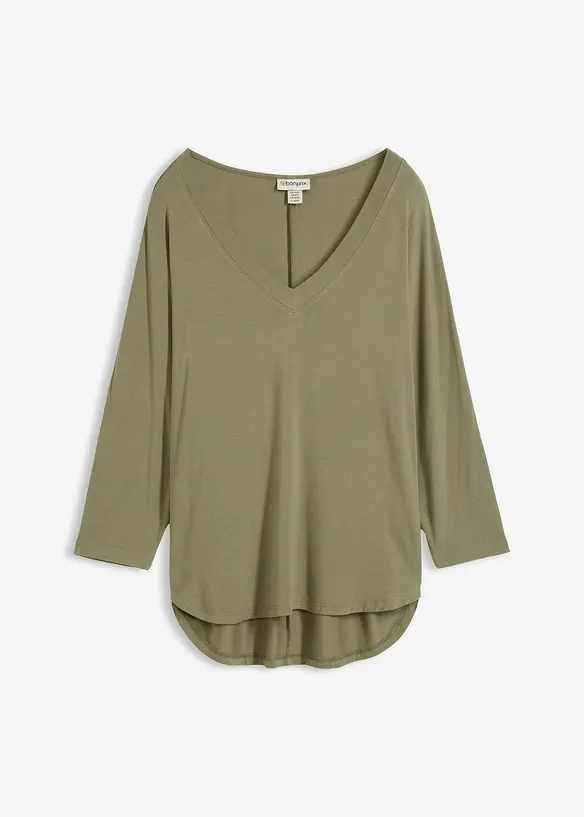 Shirt aus flie&szlig;endem Viskose-Mix, bonprix