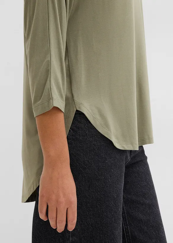 Shirt aus flie&szlig;endem Viskose-Mix, bonprix