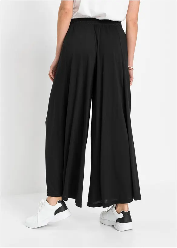 Jersey-Culotte mit weitem Bein, bonprix