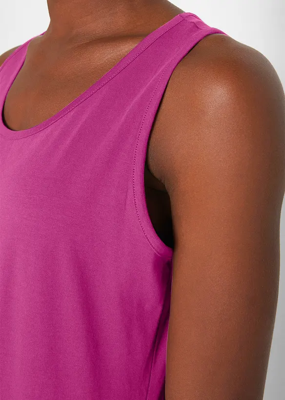 Long-Top aus reiner Baumwolle (5er Pack), bonprix