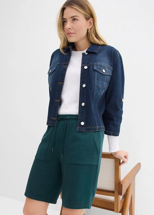 Short sweat avec poches, bonprix