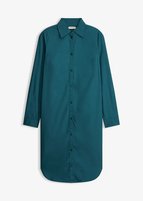 Robe-chemise en popeline de coton, bonprix