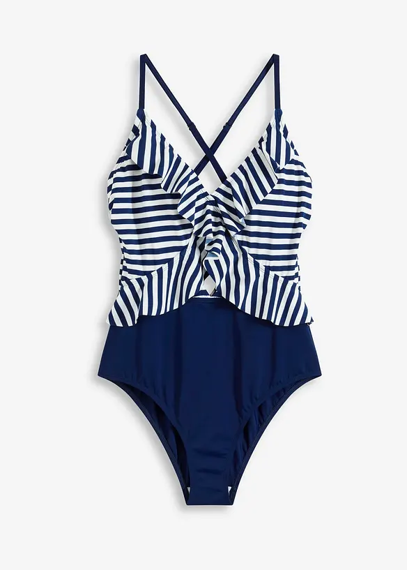 Badeanzug mit Volant, bonprix