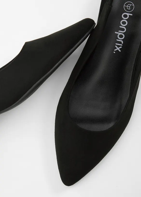 Slingpumps mit flachem Absatz, bonprix