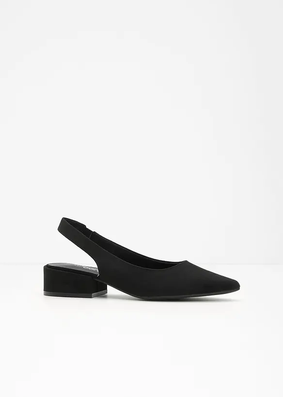 Slingpumps mit flachem Absatz, bonprix