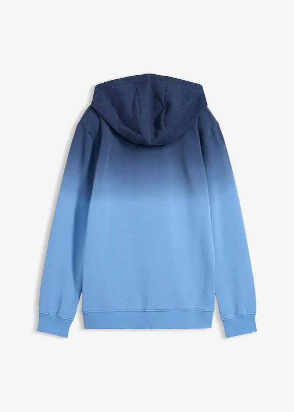 Sweat &agrave; capuche effet ombr&eacute;, bonprix