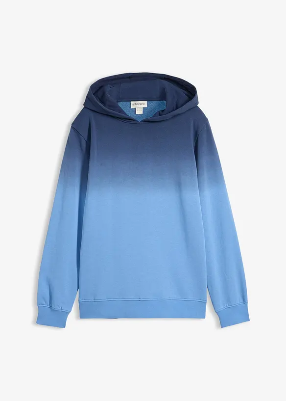 Sweat &agrave; capuche effet ombr&eacute;, bonprix