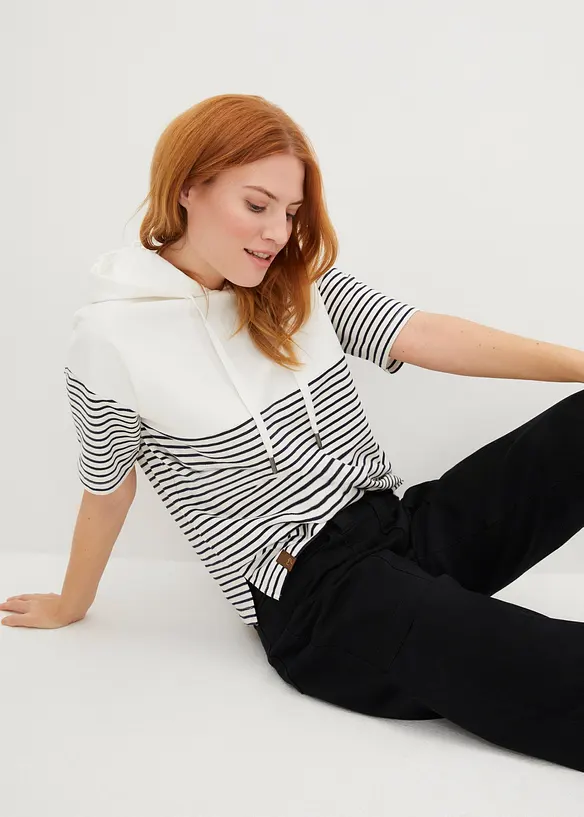 Sweat &agrave; capuche, bonprix