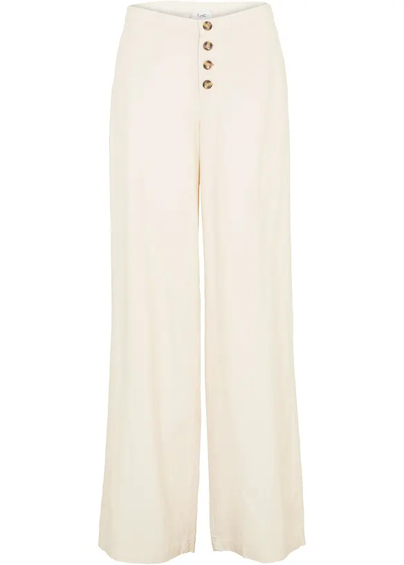 Palazzo-Hose mit Leinen, bonprix