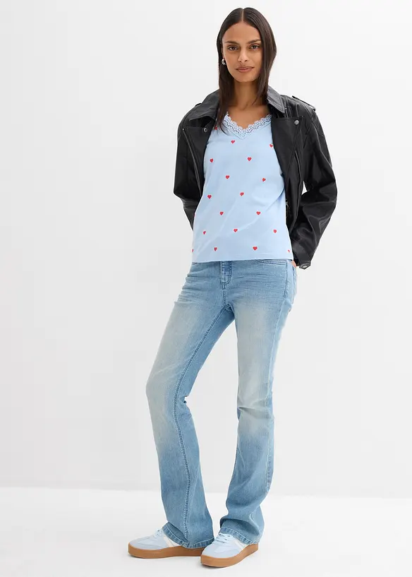 Shirt aus reiner Baumwolle, bonprix