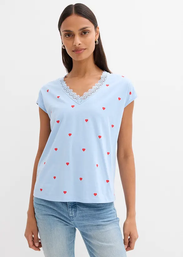 Shirt aus reiner Baumwolle, bonprix