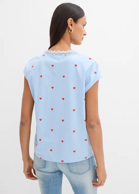 Shirt aus reiner Baumwolle, bonprix