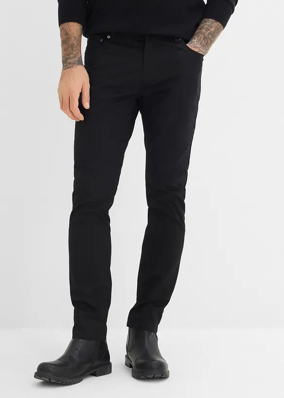 Pantalon fusel&eacute; extensible &agrave; taille &eacute;lastiqu&eacute;e, regular, bonprix