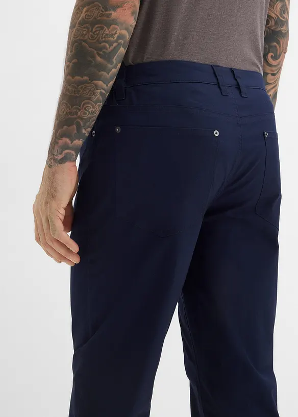 Pantalon loose et extensible &agrave; taille &eacute;lastiqu&eacute;e, droit, bonprix