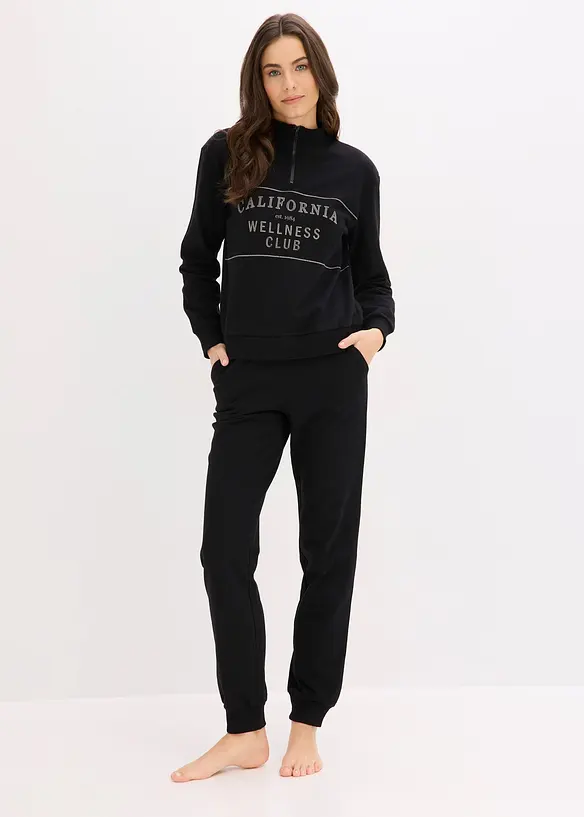 Tenue d&rsquo;int&eacute;rieur en sweat 100% coton, bonprix