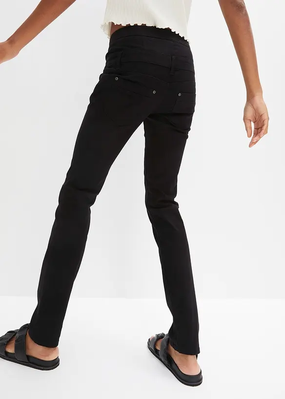 Pantalon en twill extensible, bonprix