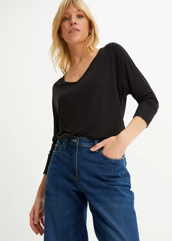 T-shirt oversize en viscose fluide, bonprix