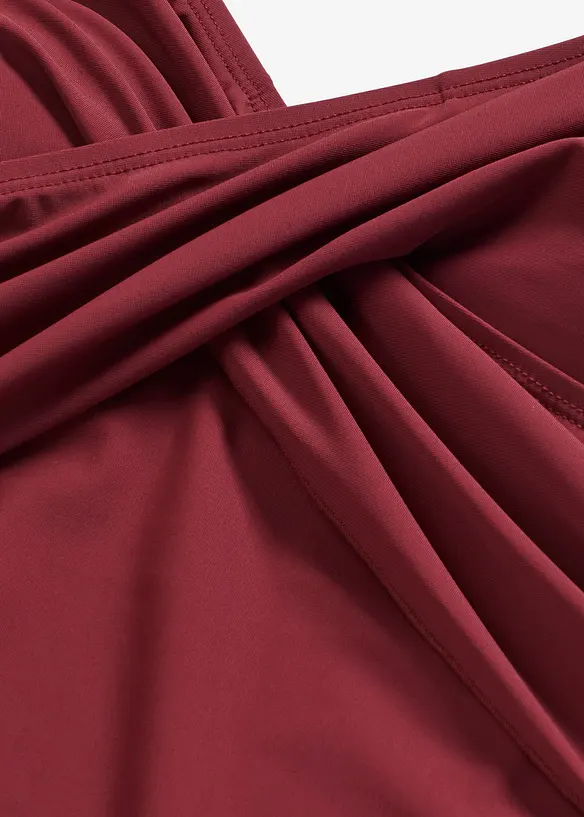 Maillot 1 pi&egrave;ce sculptant style crois&eacute;, maintien l&eacute;ger, bonprix