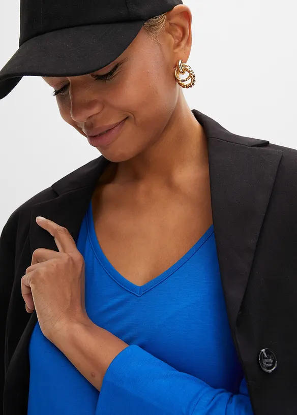 Oversized-Shirt aus flie&szlig;ender Viskose, bonprix