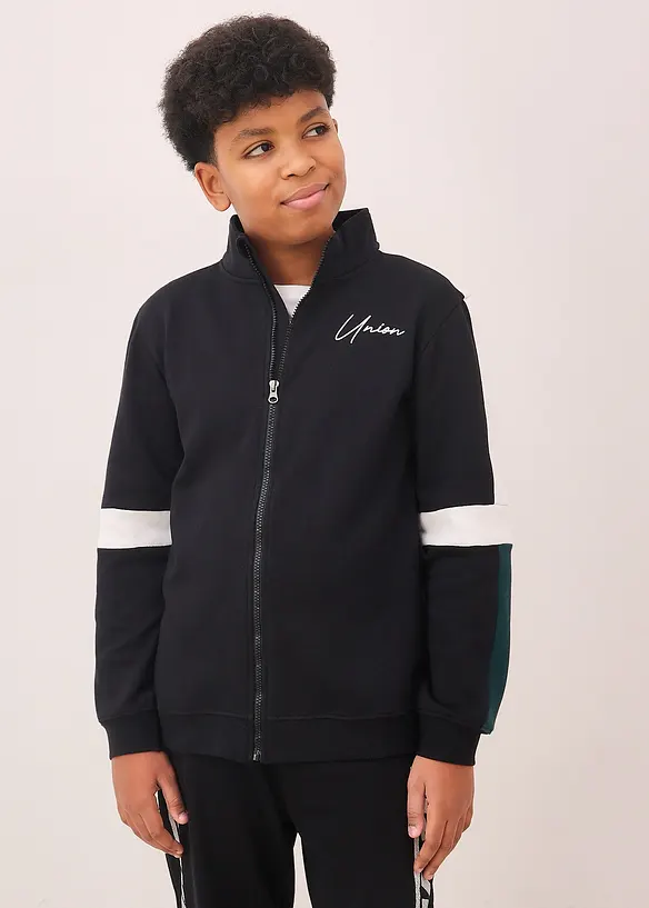 Sweatjacke aus reiner Bio-Baumwolle, bonprix