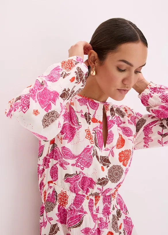 Minikleid aus Musselin, bonprix