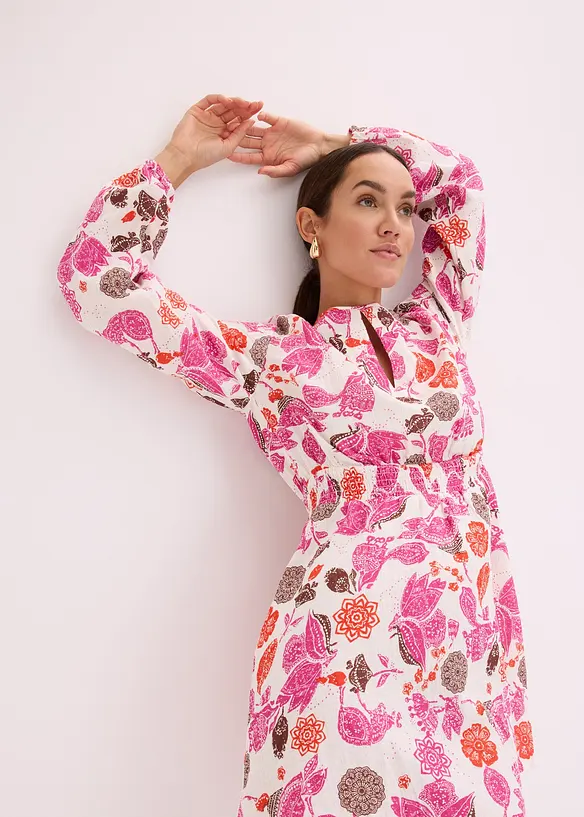 Minikleid aus Musselin, bonprix