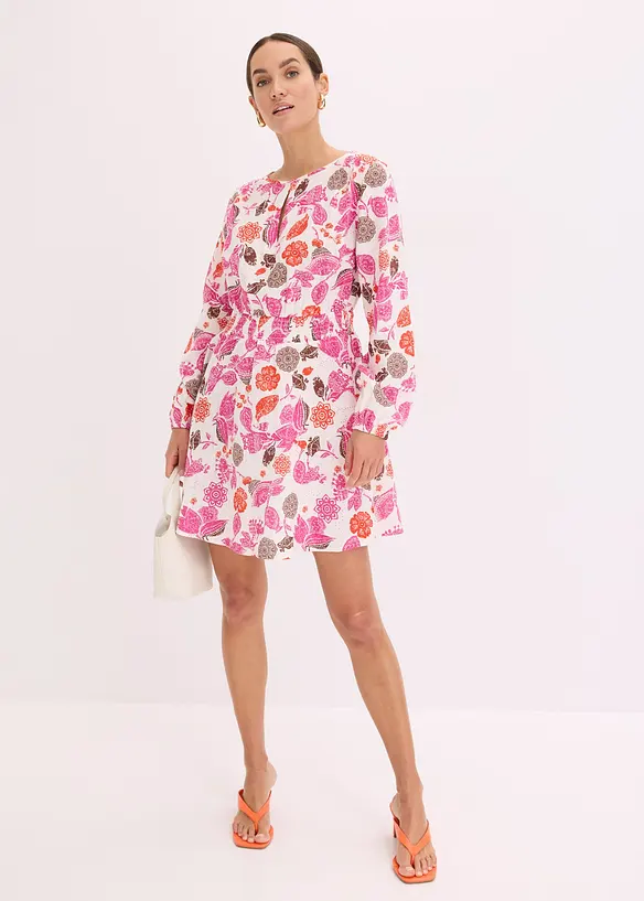 Minikleid aus Musselin, bonprix