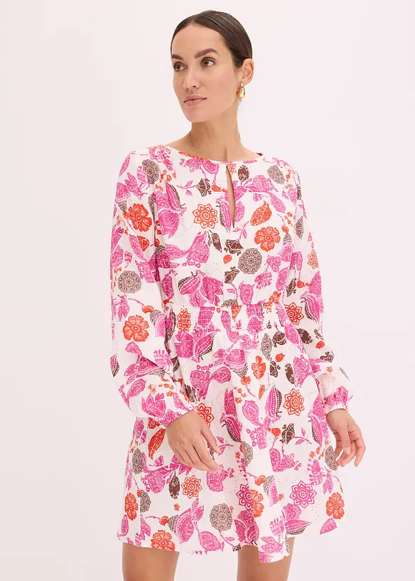 Minikleid aus Musselin, bonprix