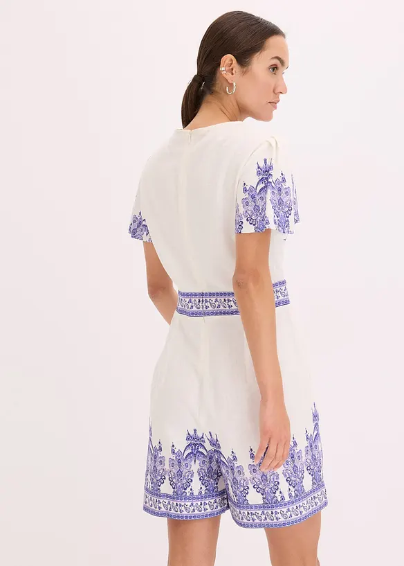 Overall mit Leinenanteil, bonprix