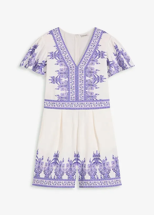 Overall mit Leinenanteil, bonprix