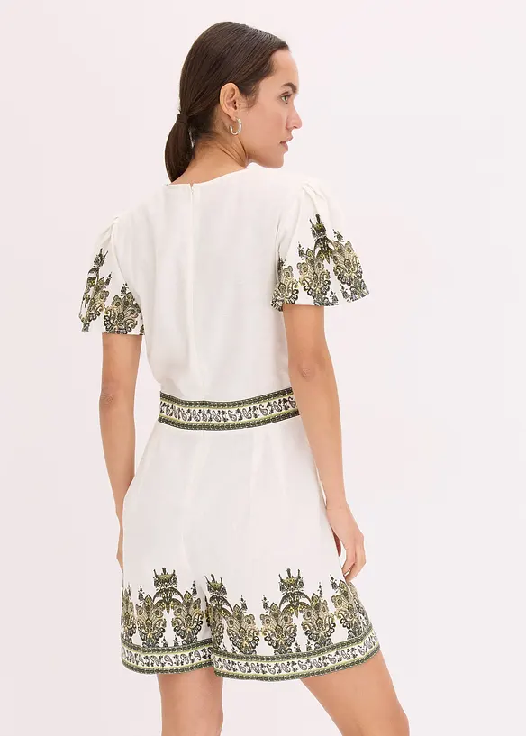 Overall mit Leinenanteil, bonprix