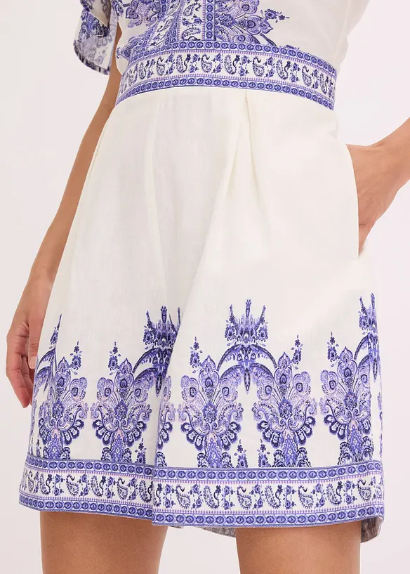 Overall mit Leinenanteil, bonprix