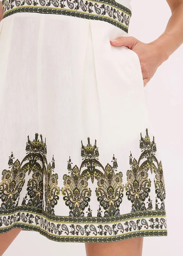 Overall mit Leinenanteil, bonprix