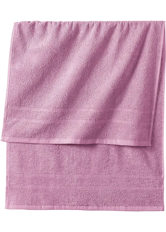 Serviette de toilette en &eacute;ponge douce pur coton, bonprix
