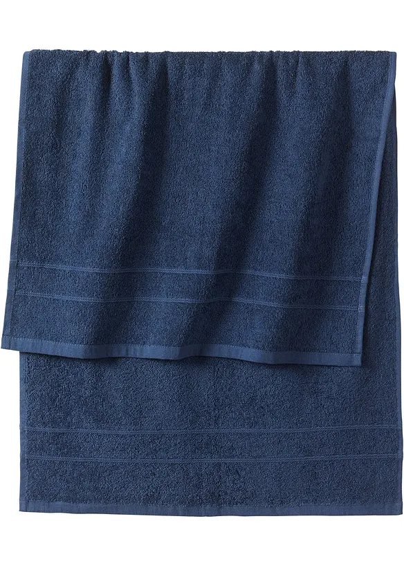 Serviette de toilette en &eacute;ponge douce pur coton, bonprix