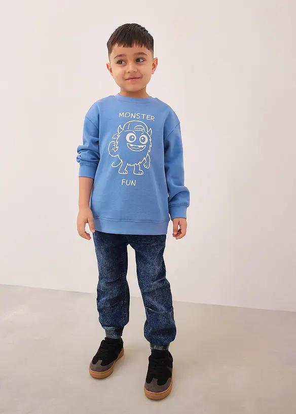 Sweatshirt aus reiner Bio Baumwolle, bonprix