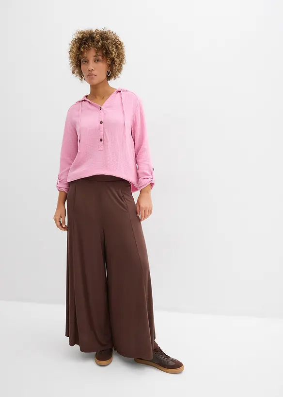 Schlupfbluse aus luftigem Musselin, bonprix