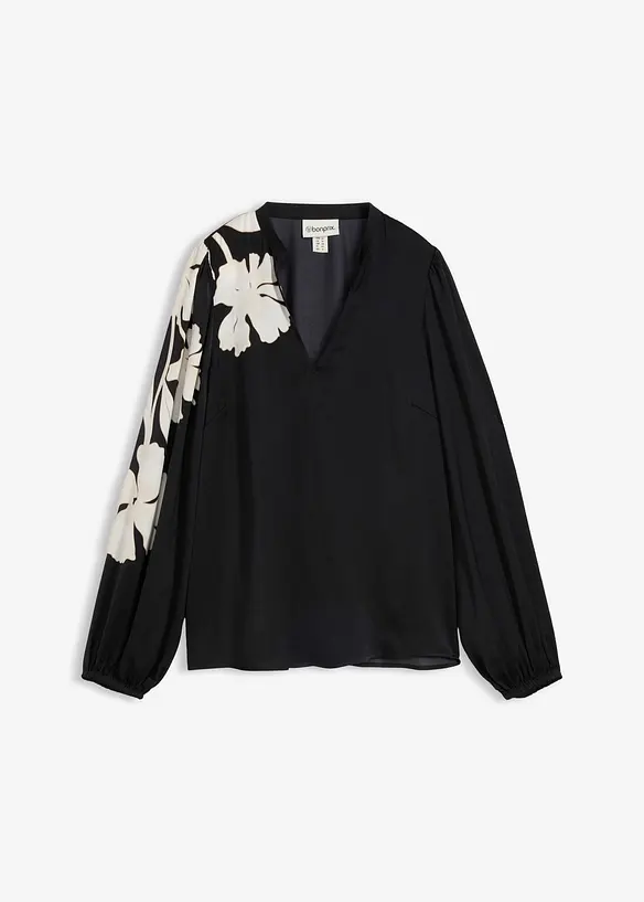 Blouse en mousseline imprim&eacute;e, bonprix