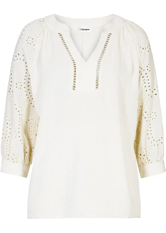 Tunika aus luftigem Musselin, bonprix