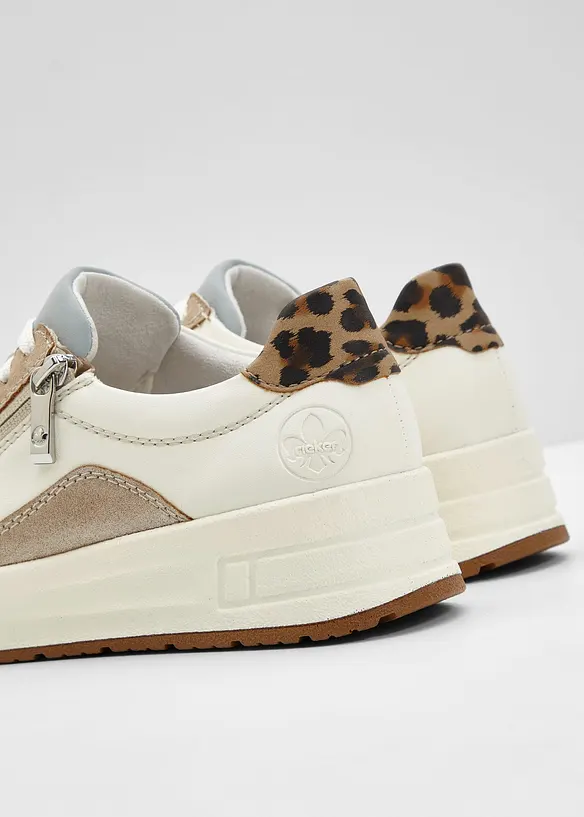 Rieker Komfort-Plateau-Sneaker in bequemer Weite, Rieker