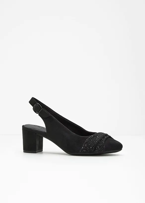 Jana Komfort-Slingpumps in bequemer Weite, Jana