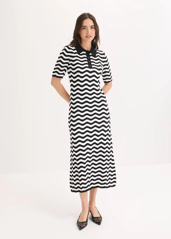 Strickkleid aus reiner Baumwolle, bonprix