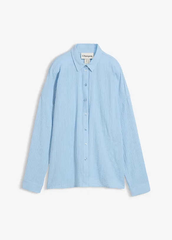 Weite Bluse in Used Optik, bonprix